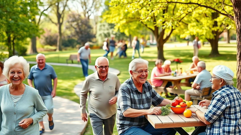 건강하고 활기찬 노년 생활