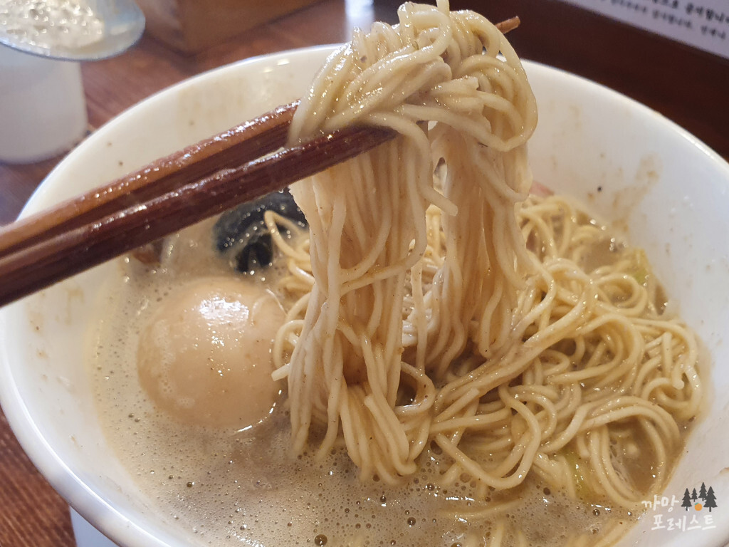 로라멘 돈코츠라멘 면발