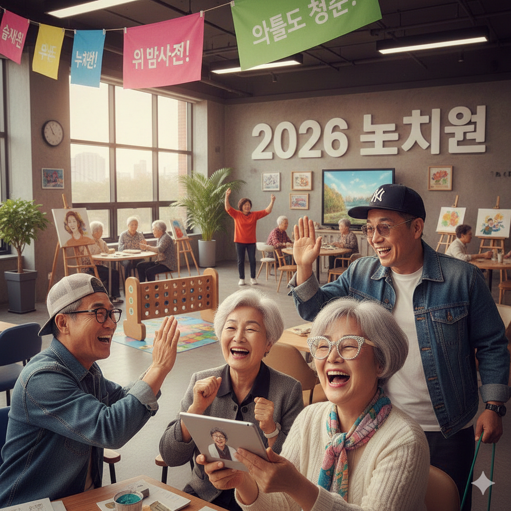 우리 엄빠, 노치원 가서 인싸 됐다