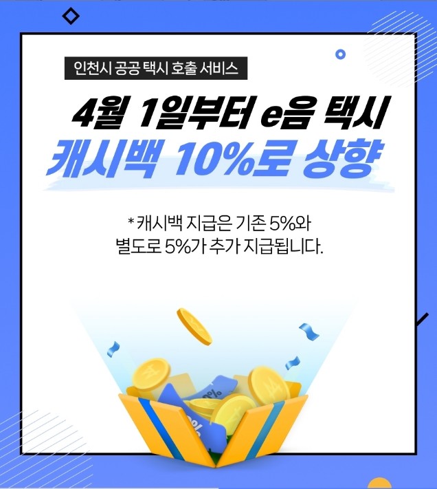 이음택시 캐시백 안내