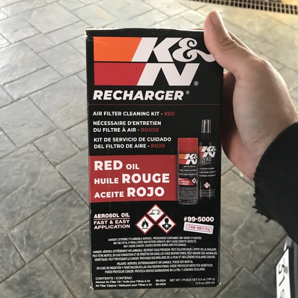 K&N 에어필터 클리너 , 오일