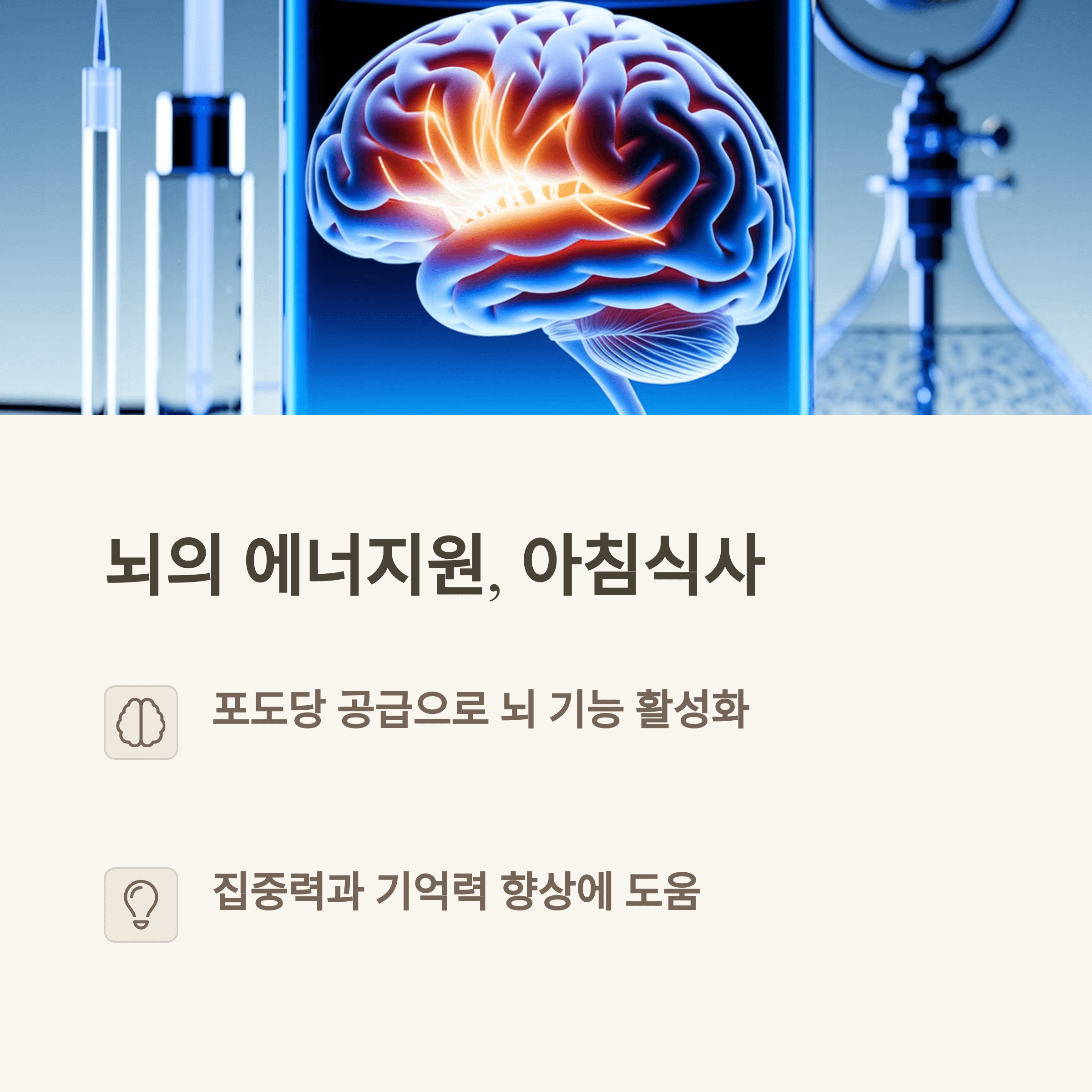 아침식사의 힘