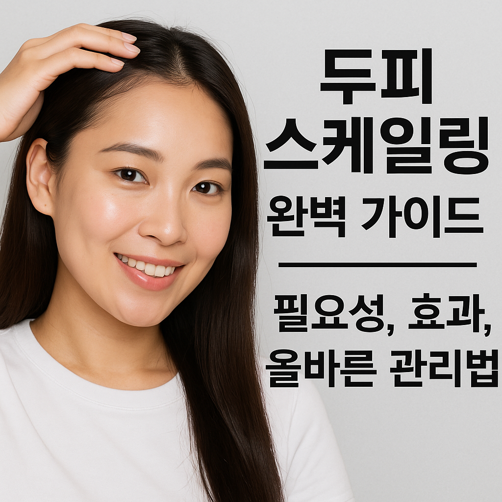 두피 스케일링 완벽 가이드