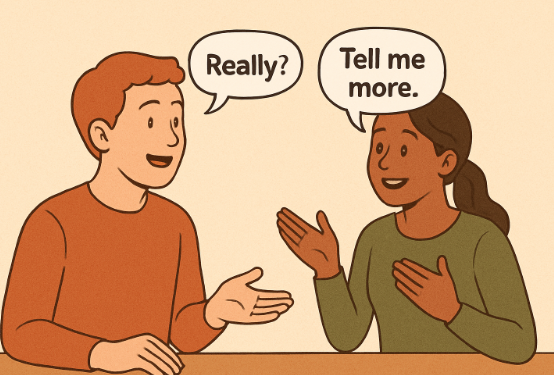 원어민이 사용하는 끊기지 않는 대화 질문 표현 관련 사진