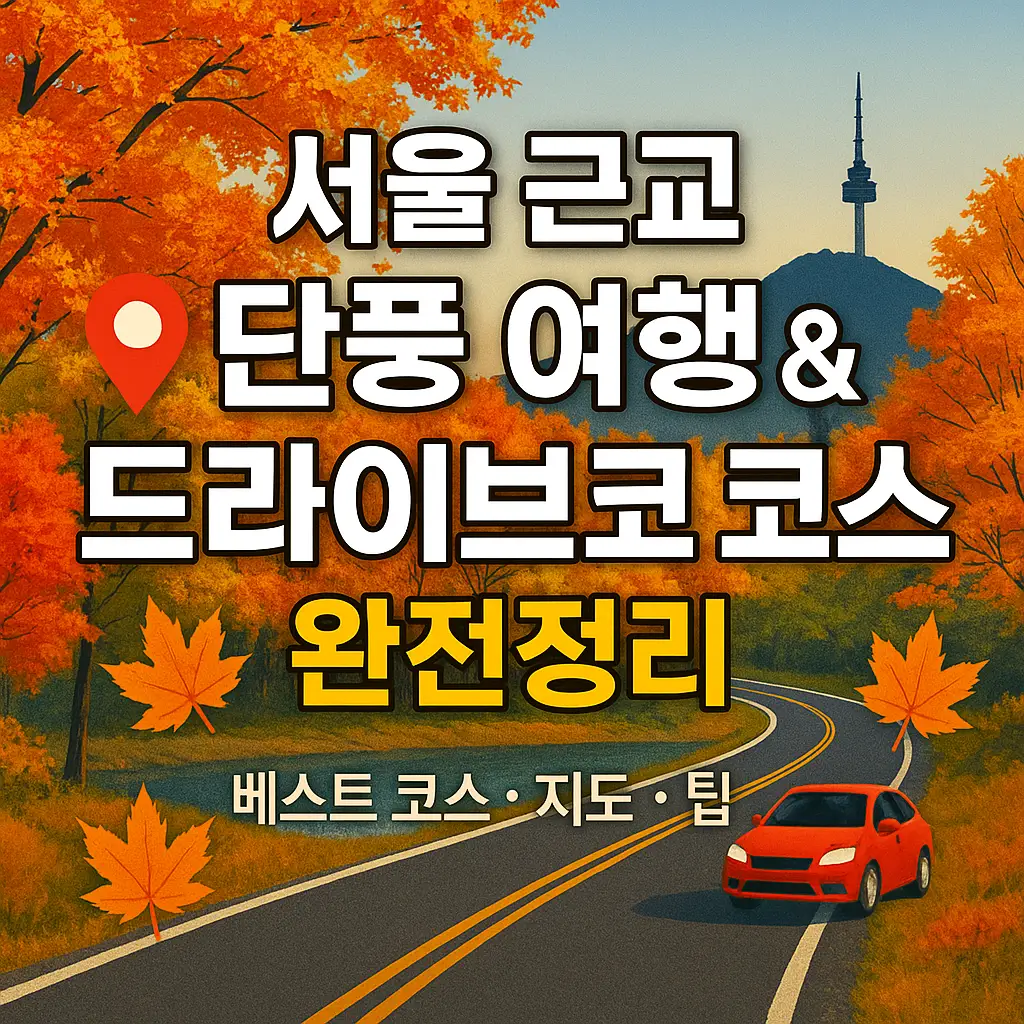 서울 근교 단풍 여행 &amp; 드라이브 코스 완전정리