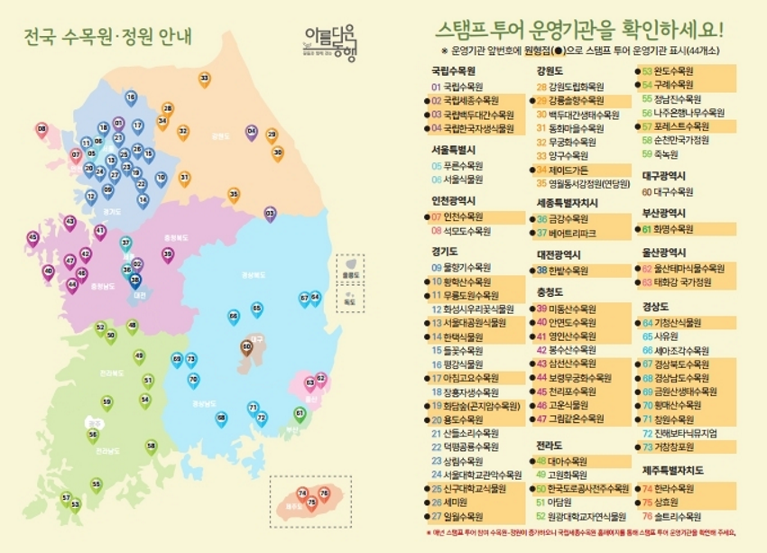 스탬프 투어 운영기관