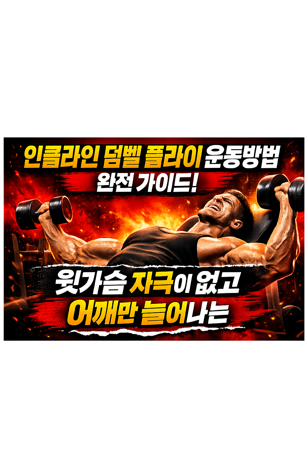 인클라인 덤벨 플라이 운동방법 완전 가이드