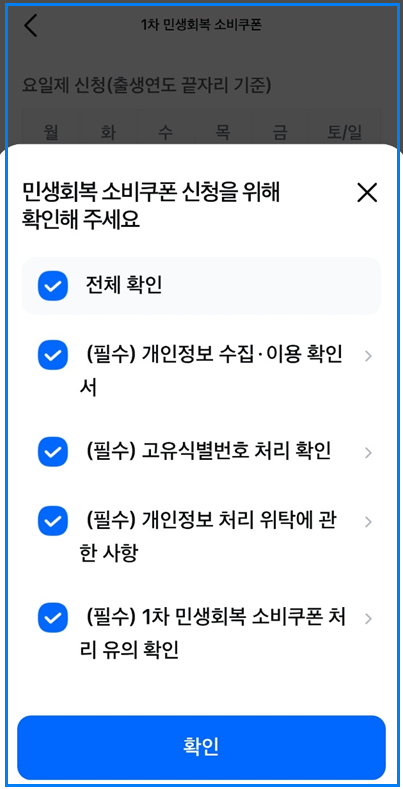 삼성카드 민생회복지원금 사용처 조회방법