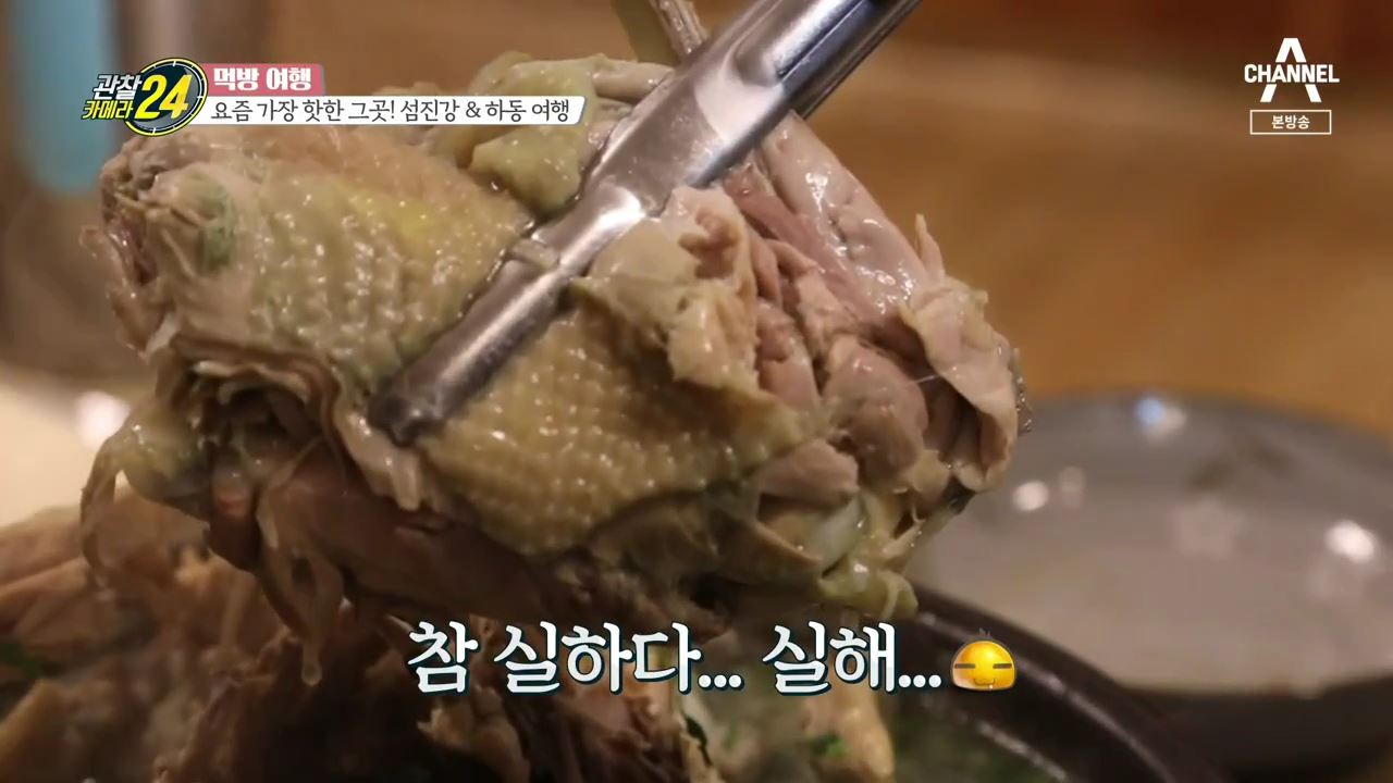 관찰카메라24 먹방여행 경남 하동 아시아 최장 짚라인 재첩 파스타 피자 맛집 전남 곡성 섬진강 다슬기 닭백숙