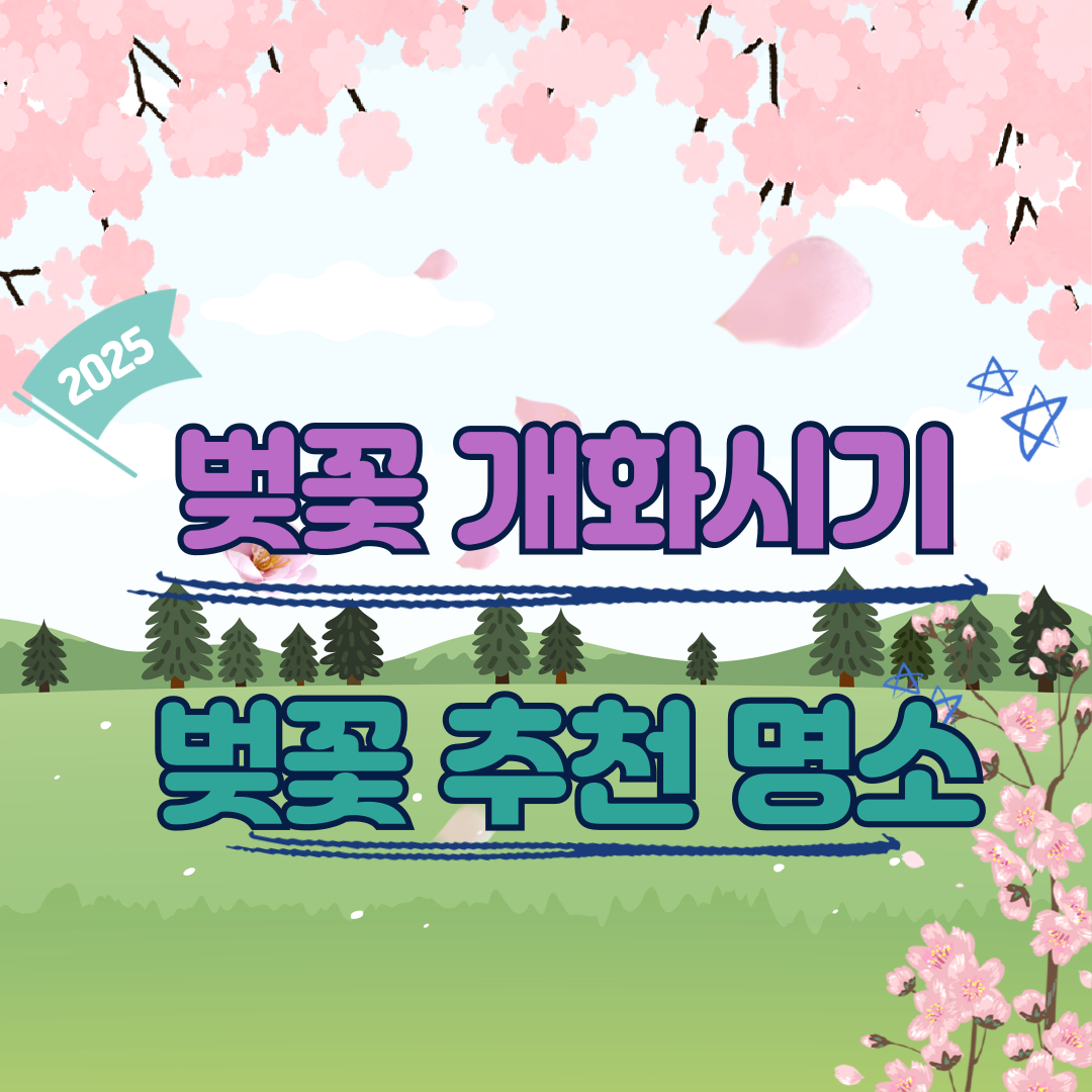 벚꽃 개화시기