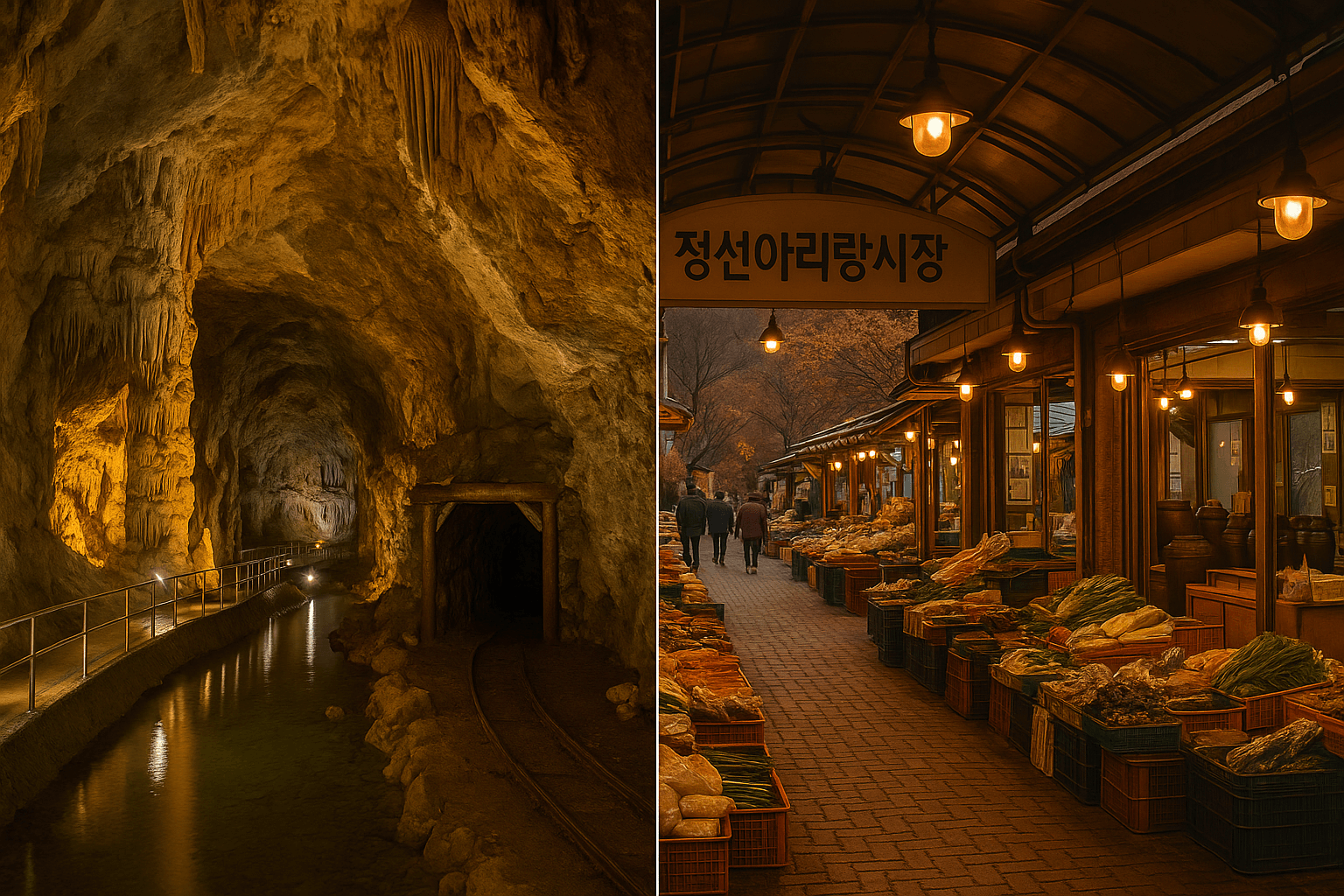 11월 정선 화암동굴과 아리랑시장, 광부의 숨결과 정선의 인심이 만나는 힐링 여행
