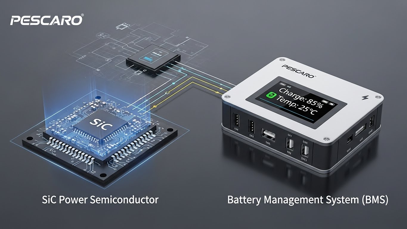 페스카로의 SiC 전력 반도체 및 배터리 관리 시스템 (BMS) 기술 혁신