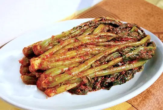 돌갓으로 만들어 더욱 맛있는 갓김치 여수 맛집