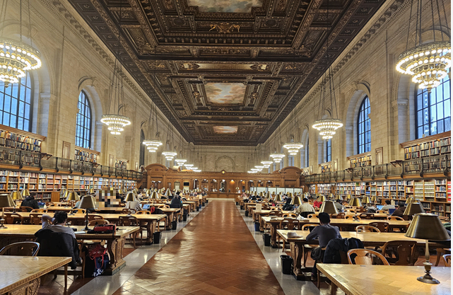 뉴욕공립도서관-로즈메인리딩룸 (Rose Main Reading Room)
