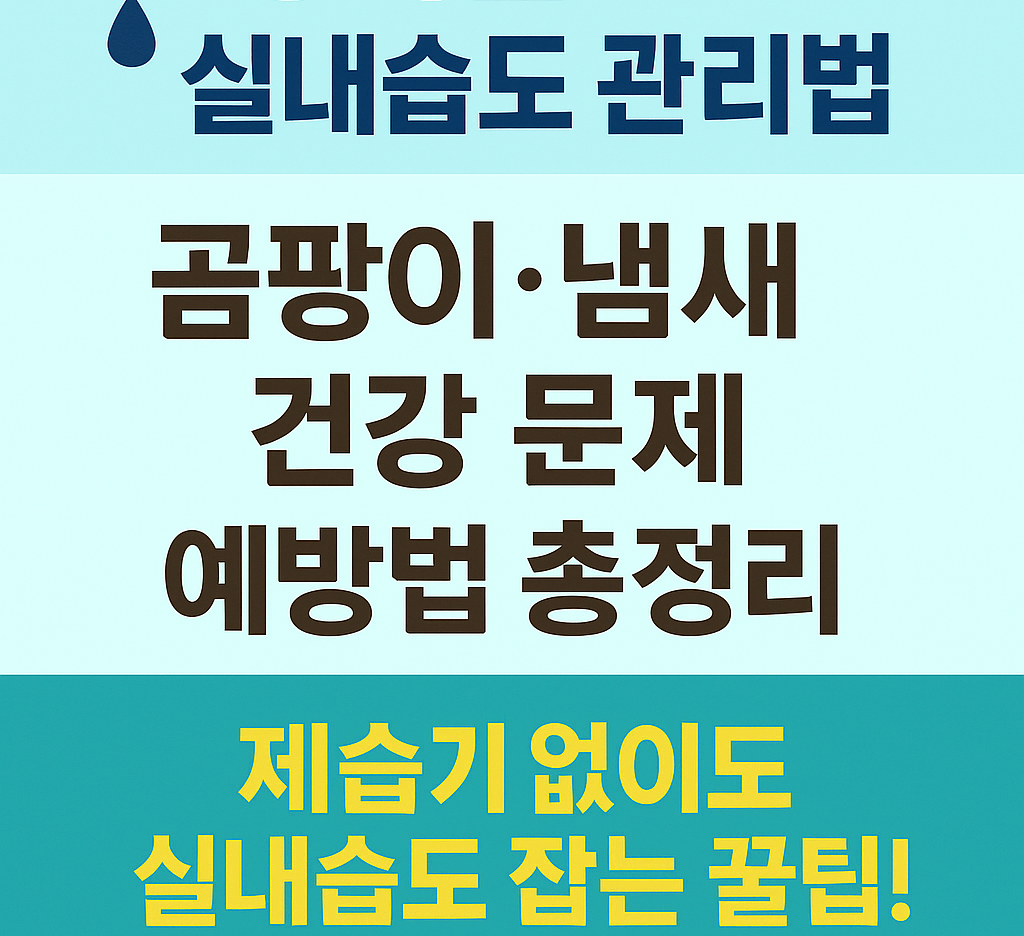 장마철 실내습도 관리법