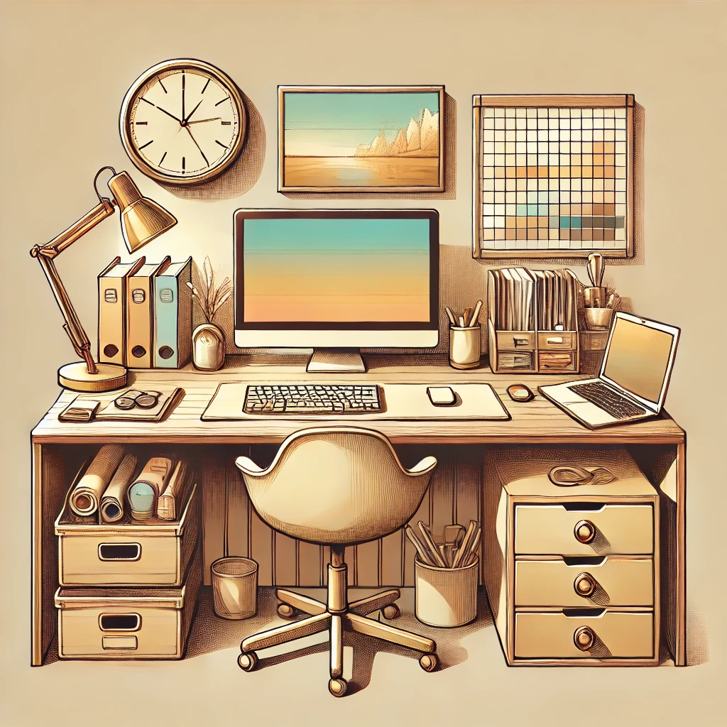 감성적인 데스크테리어