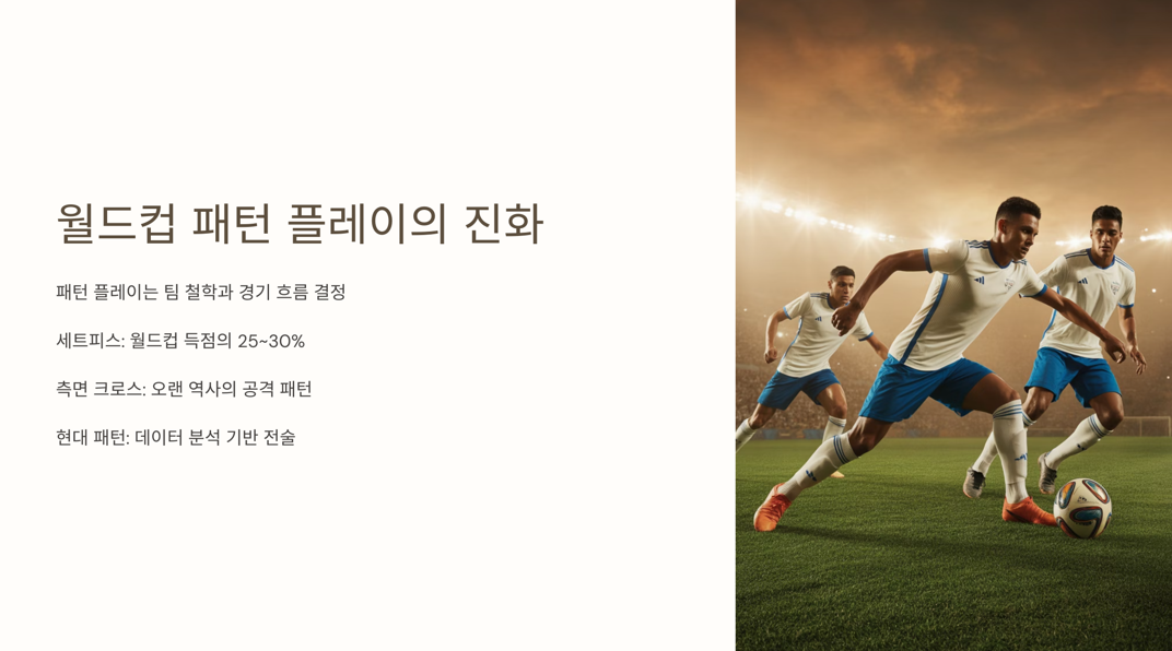 월드컵 축구 패턴플레이