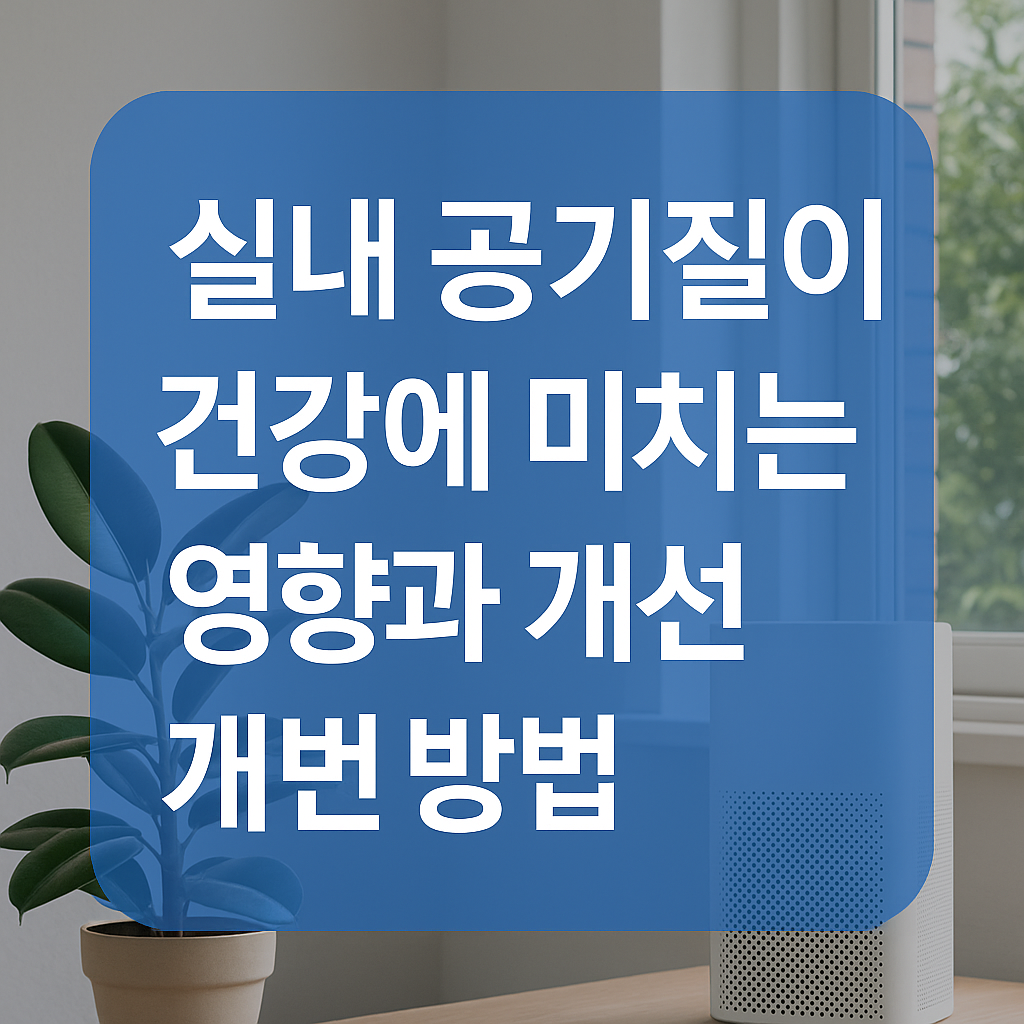건강에 미치는 영향과 개선 방법