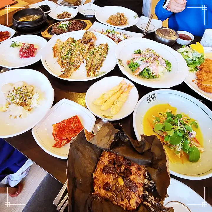 연잎밥 간장게장 한우 석쇠구이 물회 음식 한정식 효도밥상 경주 불국사 맛집 추천