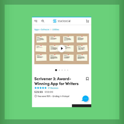 스크리브너 할인 50%