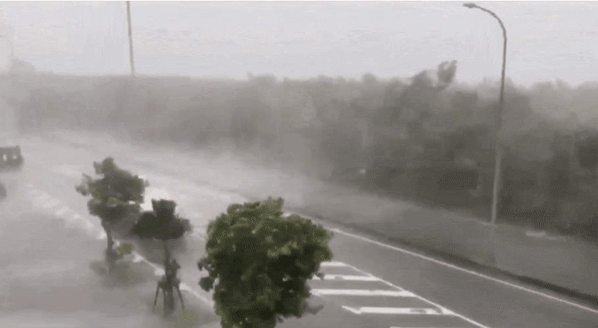 힌남노 오키나와현 강타