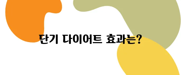 1주일 다이어트 식단표로 3kg 감량, 진짜 가능할까?