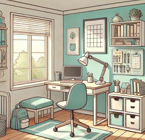 청소년 방 책상 배치 팁