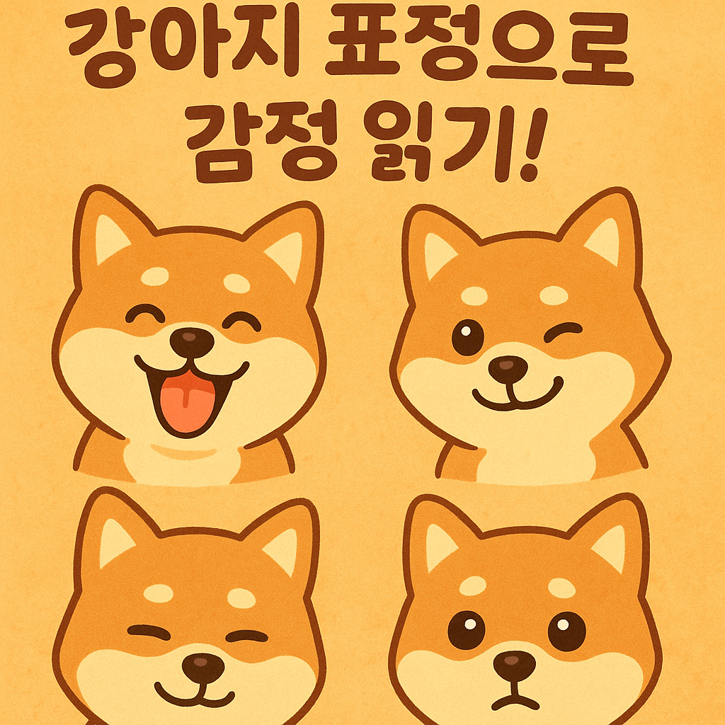 강아지표정으로 감정읽기