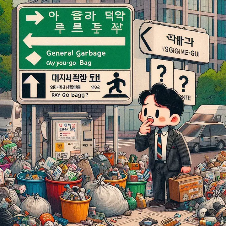 양천구 일반쓰레기 종량제 봉투 강남구에서 버려도 되나요