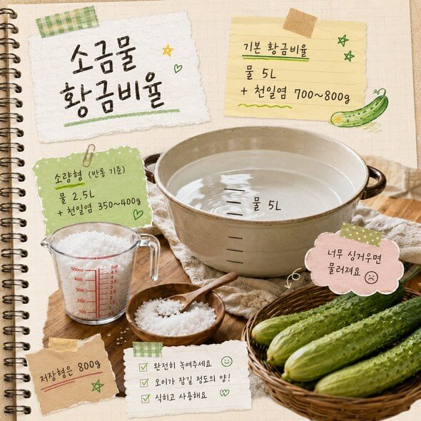 오이지 담그는 방법