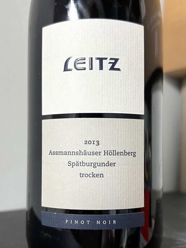 Weingut Leitz Assmannsh&auml;user H&ouml;llenberg Sp&auml;tburgunder trocken 2013