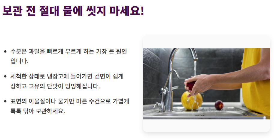 자두 보관방법