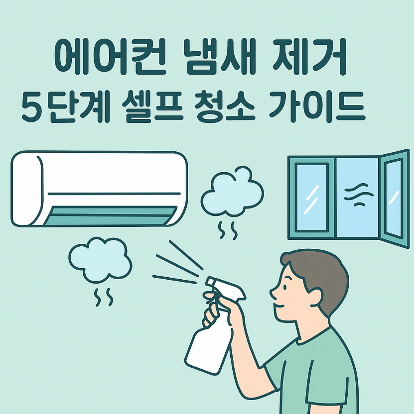 에어컨 냄새 제거, 에어컨 쉰내, 에어컨 셀프 청소, 산도깨비 세정제, 구연산 에어컨 청소, LG 휘센 냄새 제거, 에어컨 송풍모드