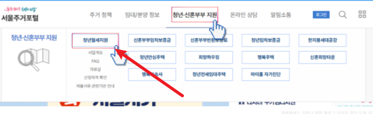서울시 청년월세지원