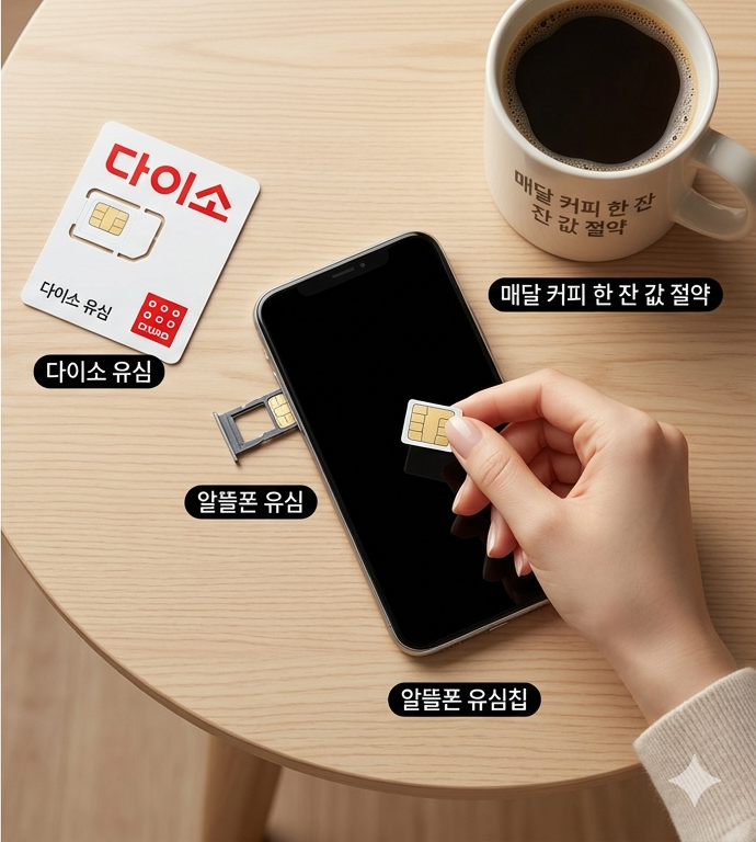 다이소핸드폰유심