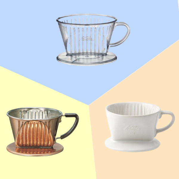 하리오 V60 드리퍼와 칼리타 드리퍼 각 특징, 장&middot;단점, 추출 된 커피 맛 비교_칼리타 드리퍼