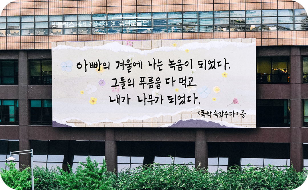 #광화문글판X폭싹 속았수다 특별편 서울 글판