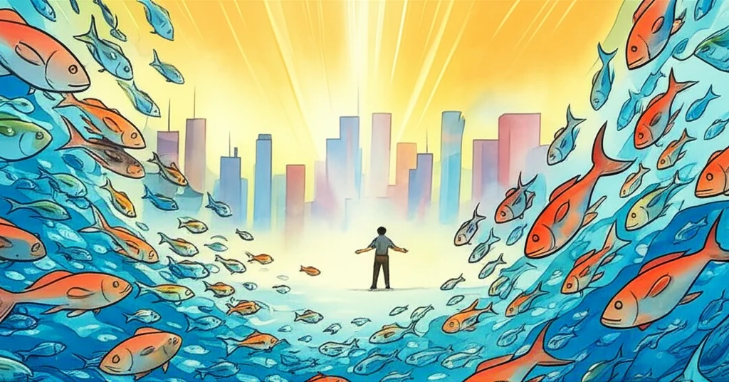꿈에서 만난 물고기 떼, 당신의 인생