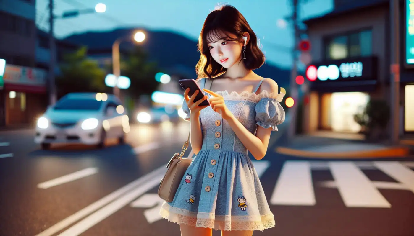 파파고-사진번역-pc-모바일-활용팁으로-사용하는-여성의-모습