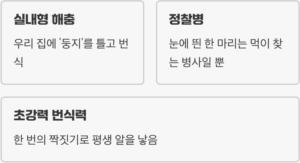 한 마리가 보였다면, 이미 늦었다고요?