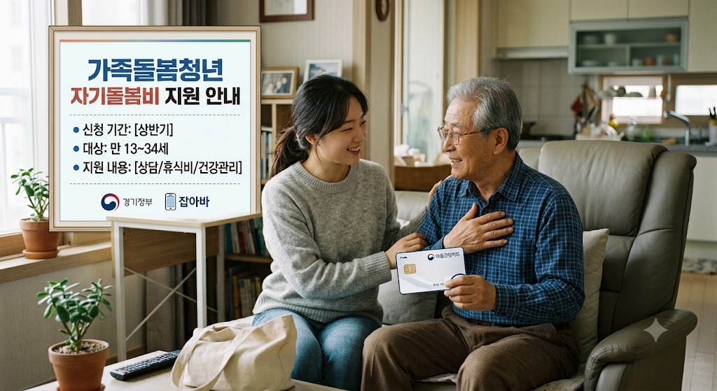 2026 가족돌봄청년(영케어러) 자기돌봄비 연 200만원 신청 자격과 판정 기준