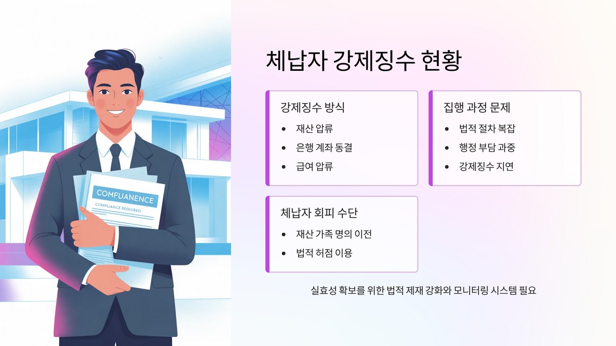 강제징수 정책 현황과 실제 집행 사례