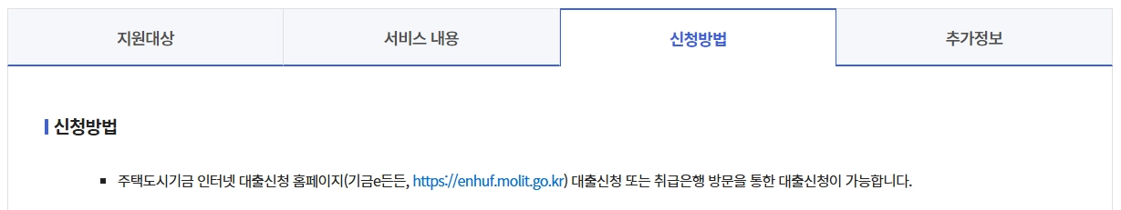 주거안정 월세대출 조건 연1.3%저금리