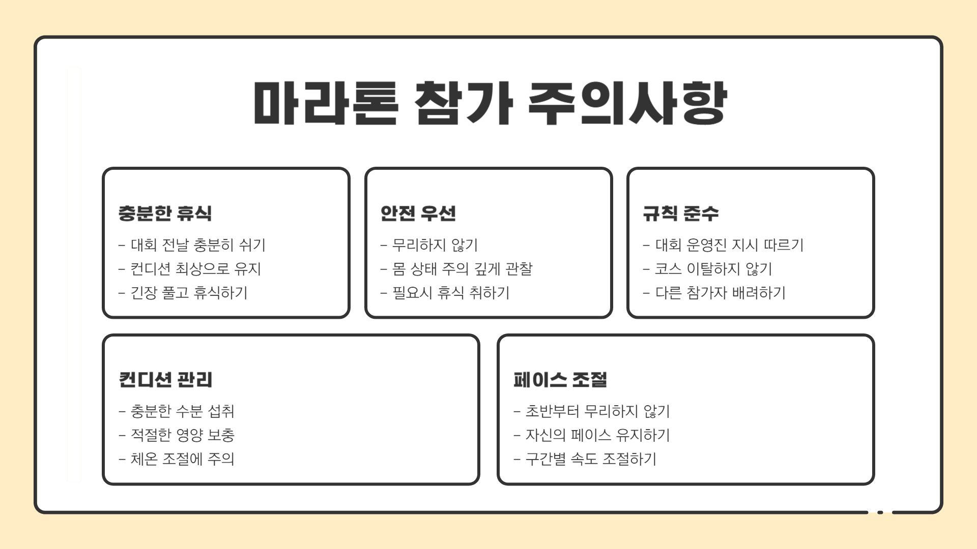 마라톤 대회 참가비와 준비 과정 무한도전 팬을 위한 가이드
