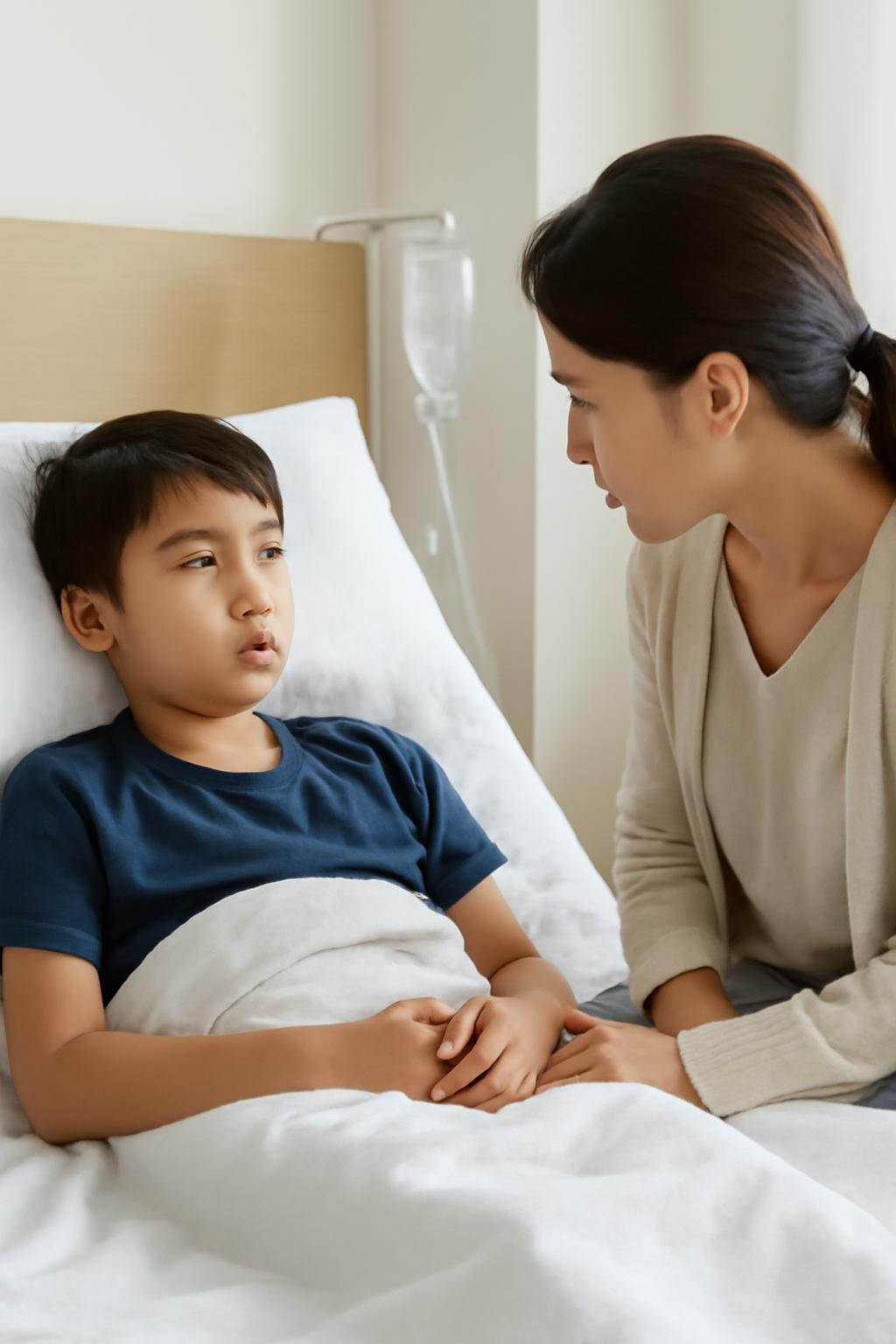 초등학생 결석 병원