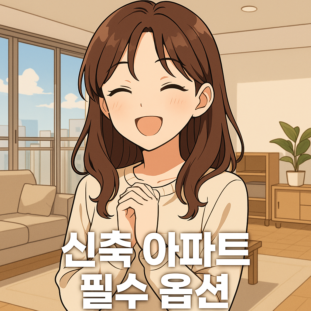 신축 아파트 입주 전 꼭 체크해야 할 인기 옵션 5가지