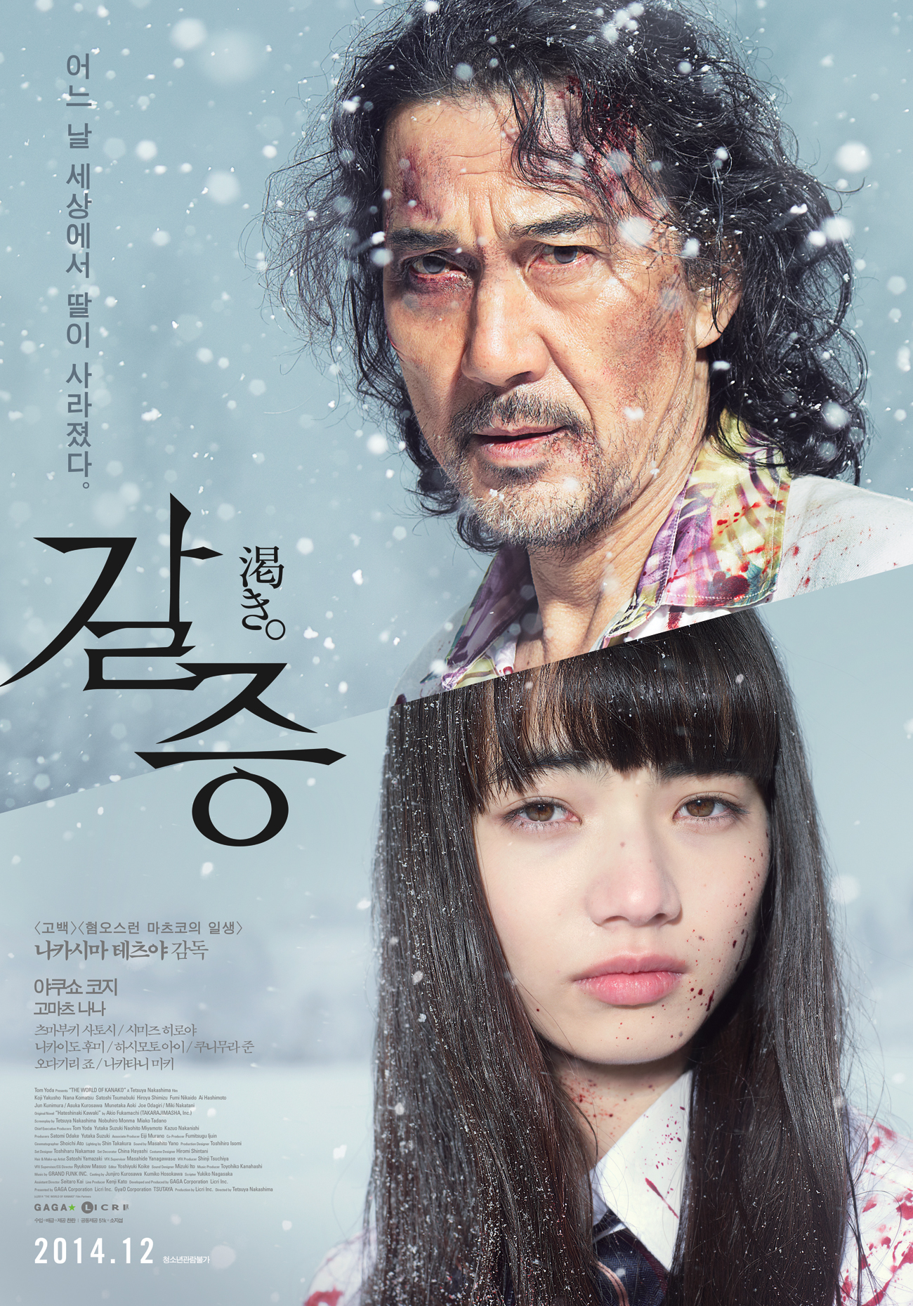 혐오스런 마츠코의 일생 같은 영화 - 헬터 스켈터, 불량공주 모모코, 분노, 갈증