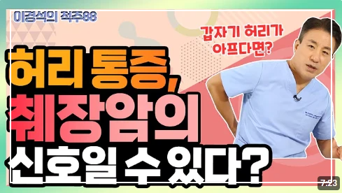 오른쪽 허리 뒤 통증, 찌릿, 땡김, 뻐근! 원인과 치료