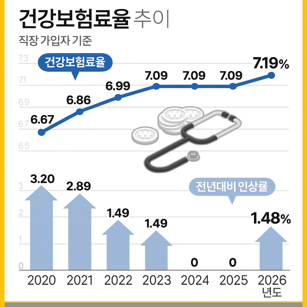 2026년 건강보험료 인상 확정! 가계 충격과 절세 방법 총정리