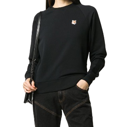 Maison Kitsune 22F W 메종키츠네 여성블랙맨투맨 AW00303